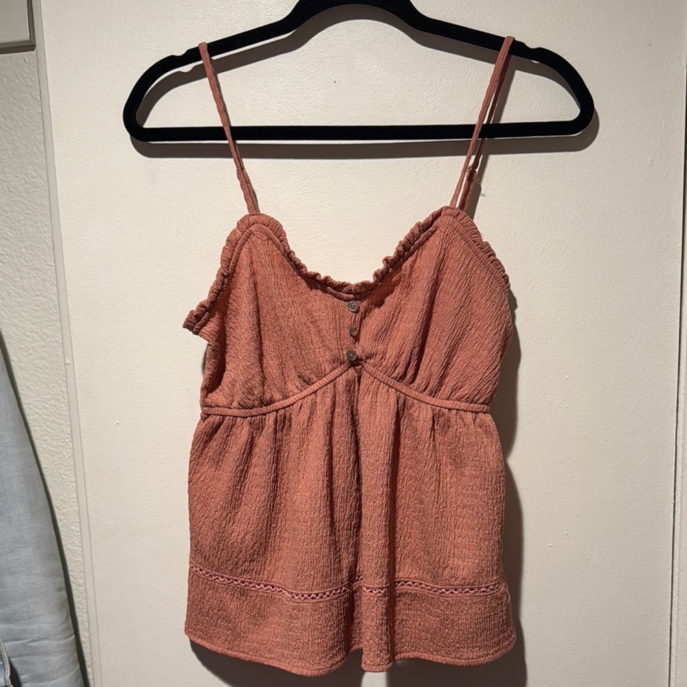 Women's Pink Spaghetti Strap Top